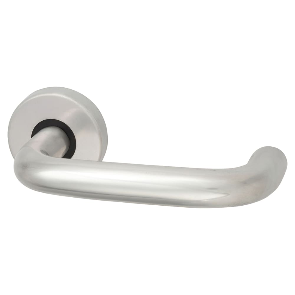 Touchpoint 19mm Return to Door Handle on Rose - Satin Aluminium