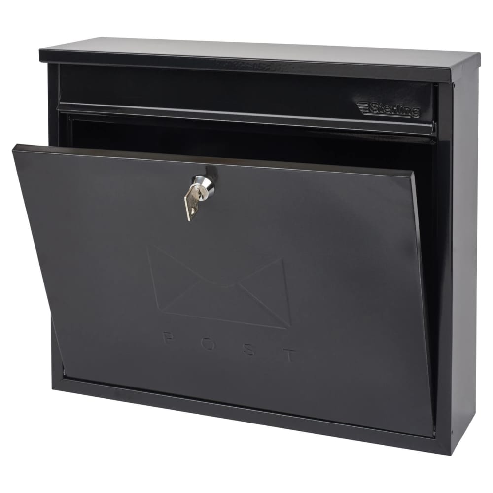 Burg Wachter Elegance Mailbox - 362 x 310 112mm - Black