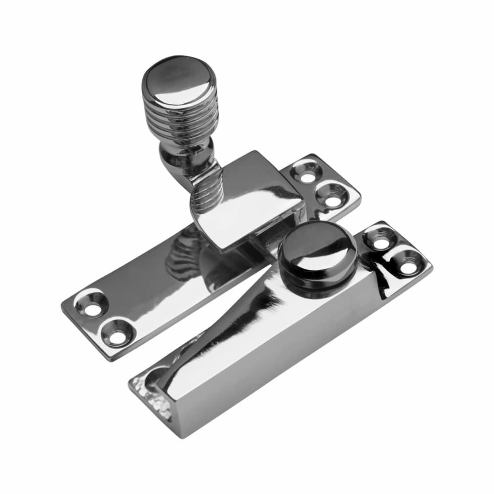 Altro Heavy Straight Arm Quadrant Sash Fastener - 70 x 19mm - Polished Chrome