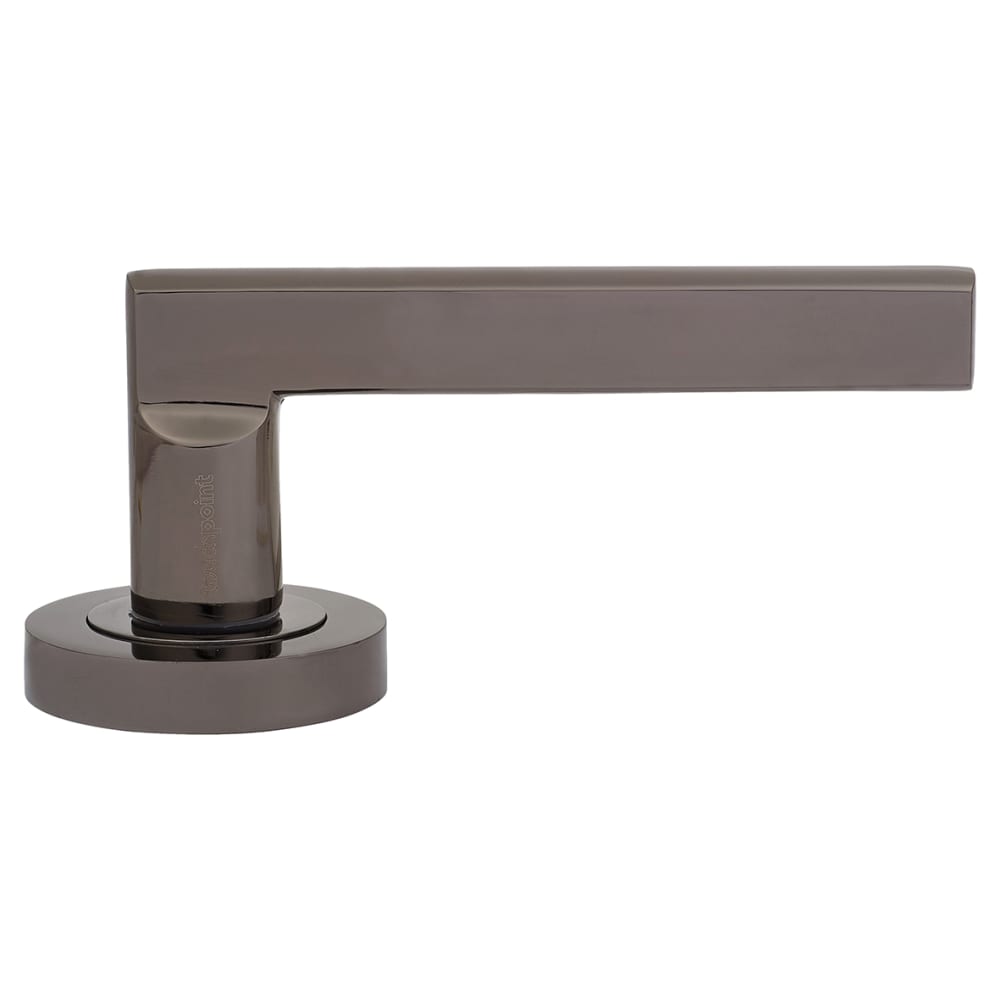 Touchpoint Sophia Latch Door Handle on Rose Kit - Black Nickel