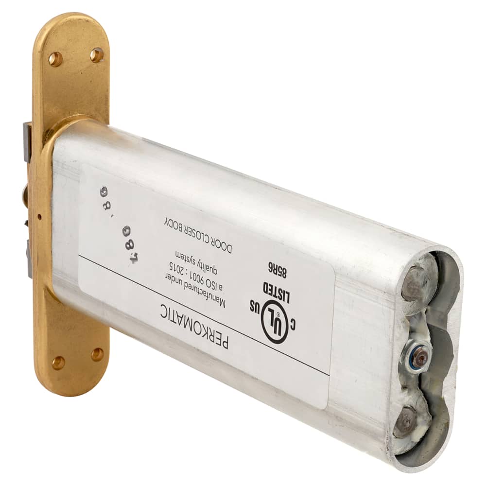 Perkomatic R85 Hydraulic Concealed Door Closer - Brass