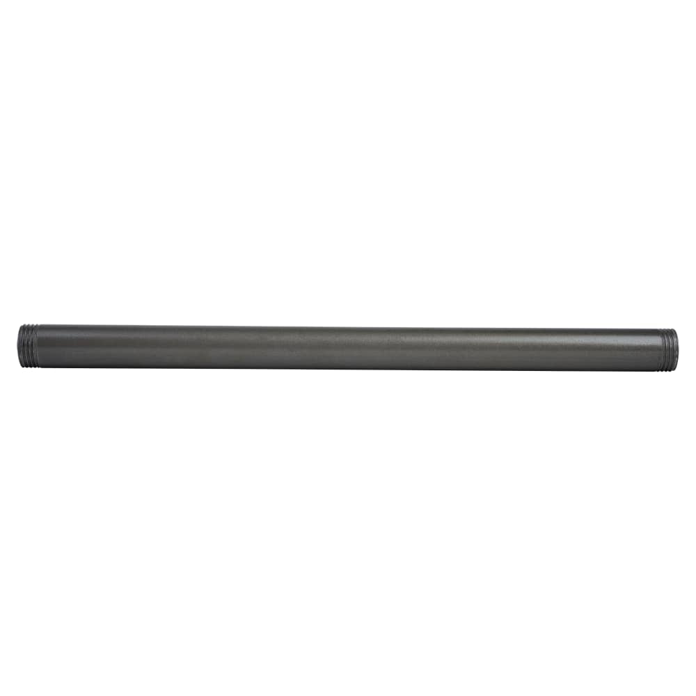 Altro 3/4" Pipe Shelving Iron Threaded Pipe - 18"/450mm Length - Grey
