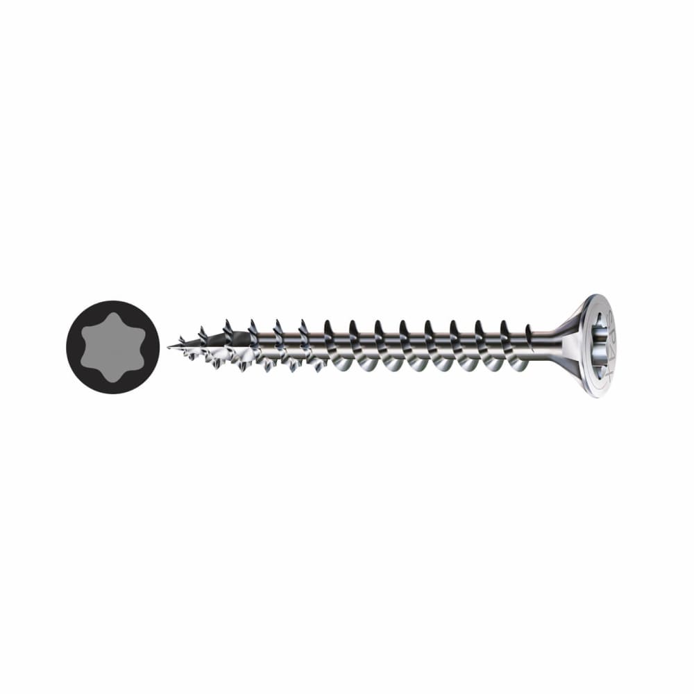 SPAX T-Star Plus Torx Countersunk Wood Screws - 3.5 x 20mm - WIROX Zinc Plated - Pack of 200