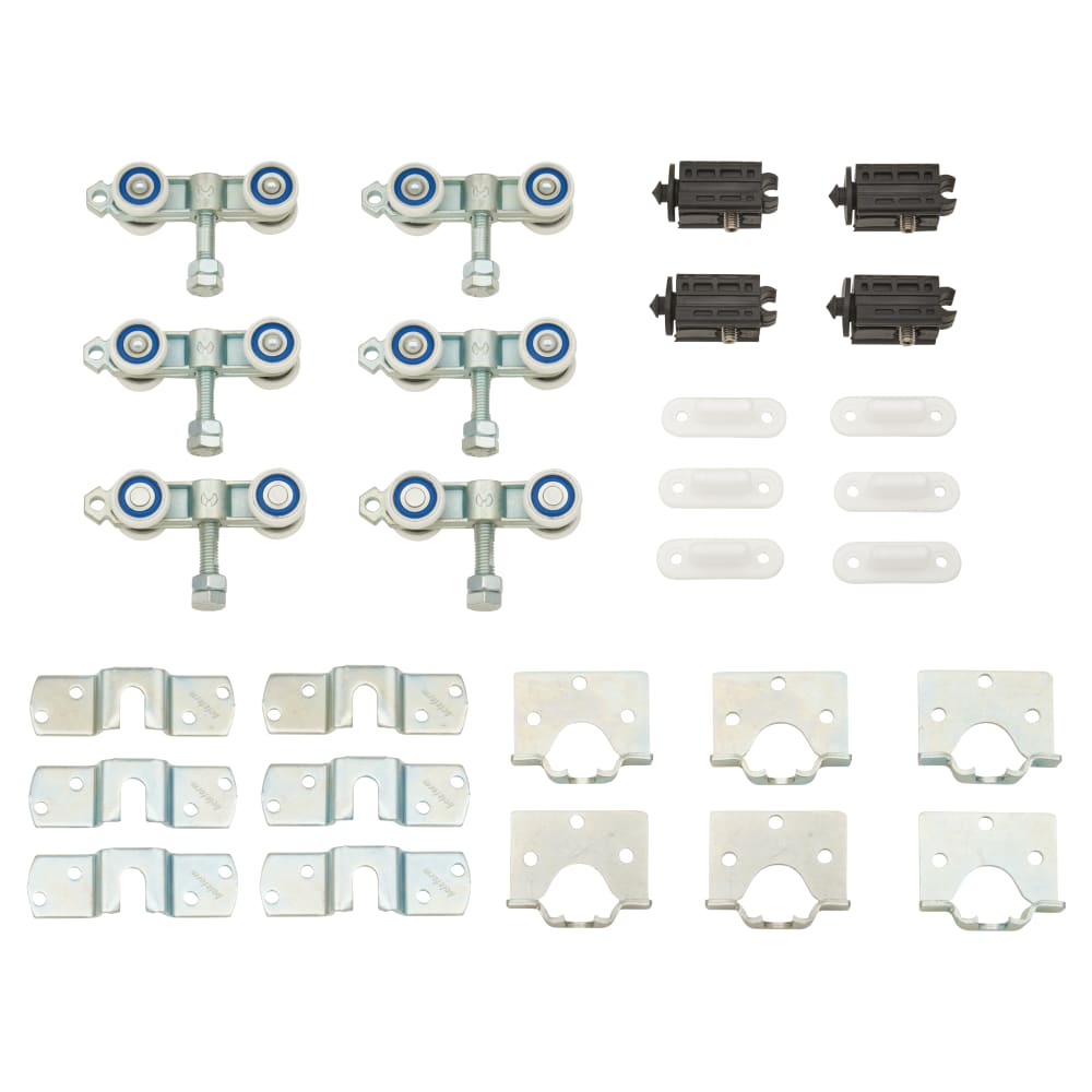 Barrier Loft 2.0 Bi-Passing Sliding Door Fittings Pack - 3 Door - 100kg Max Door Weight