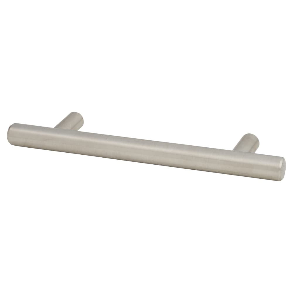 Altro 12mm T-Bar Cabinet Pull Handle - 96mm Centres - Satin Stainless Steel