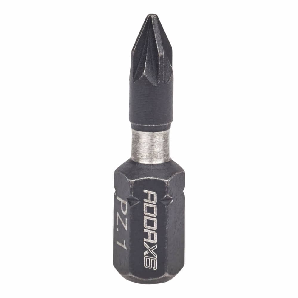TIMCO X6 Impact Driver Bits - Pozi - PZ1 - 25mm Length - Pack of 10