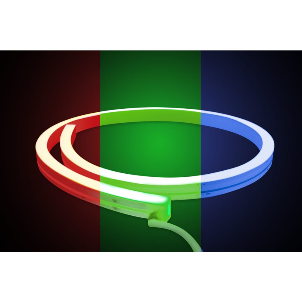 Integral LED 12W Flexible LED Neon Strip Light - Side Bend - IP67 - 5000mm - RGB Colour Changing