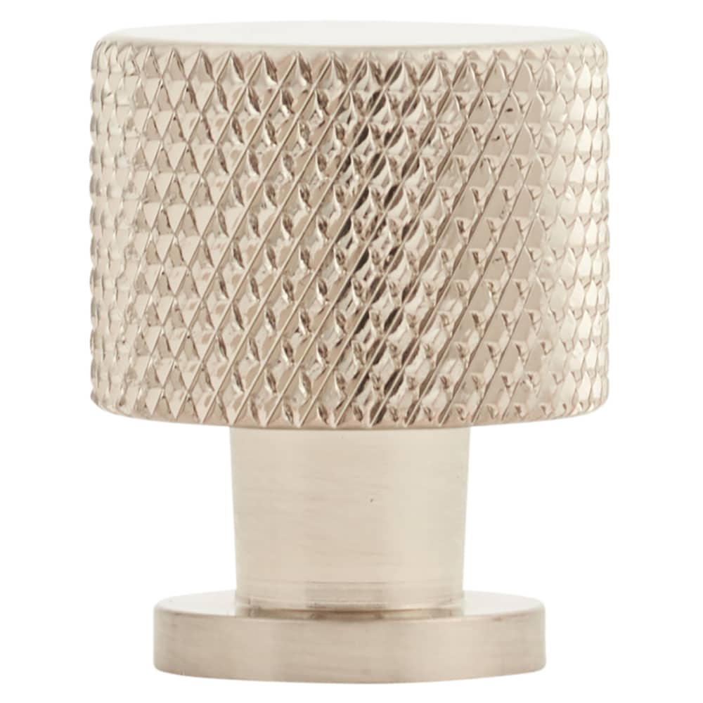 Hampstead Romsey Knurled Round Cabinet Knob - 19mm Diameter - Satin Nickel