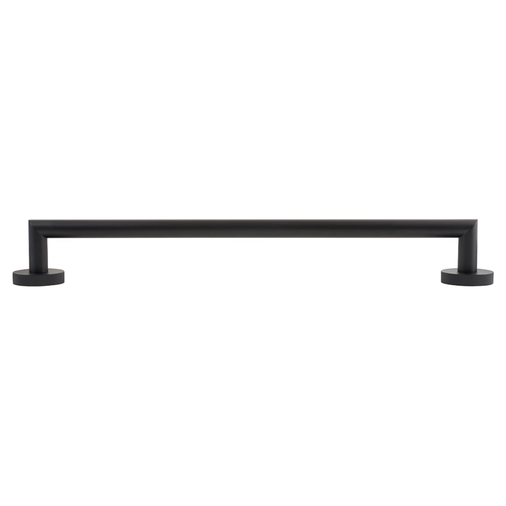 Hampstead Knurled Towel Rail - 500 x 70 x 57mm - Matt Black