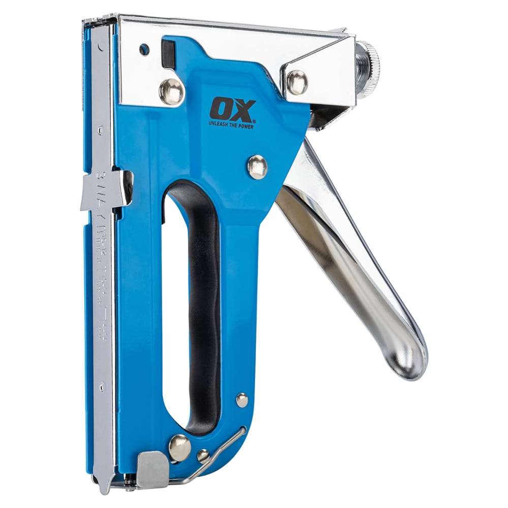 OX Trade Heavy Duty 3 Way Staple Gun Suits 4 14mm Staples