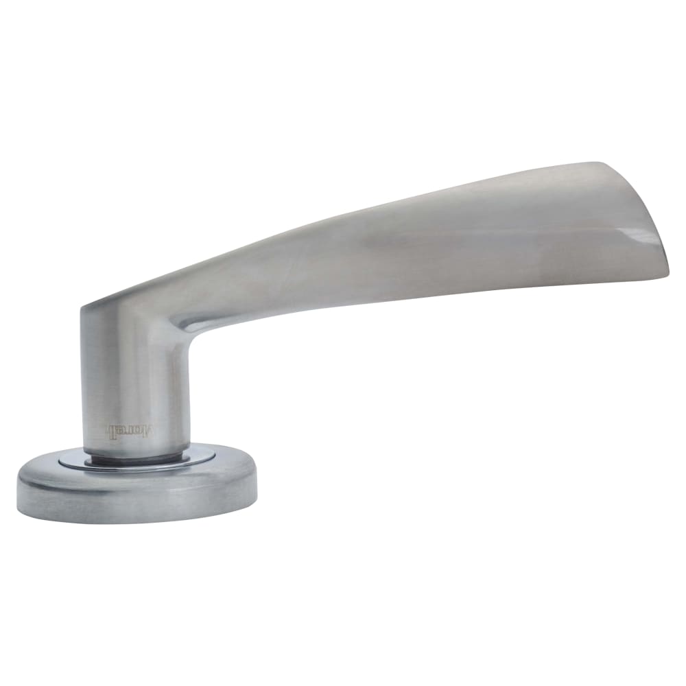 Altro Knightsbridge Door Handle on Rose - Satin/Polished Chrome