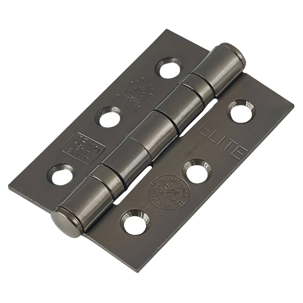 Altro Bella Latch Door Handle on Rose Kit - Black Nickel