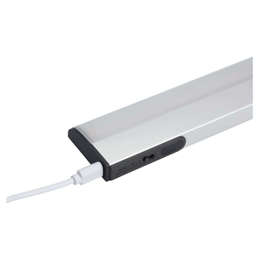 Integral LED SensorLux Cabinet Strip Light with Dual IR Hand Wave & Door Sensor - 261mm - 3000K