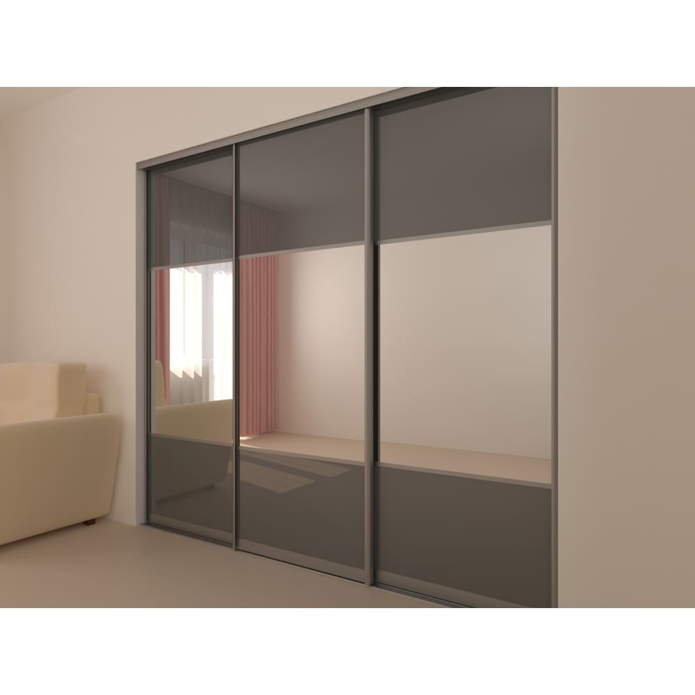 Klug Vinklet Profile Aluminium Handle - 2500mm Length - Brushed Black