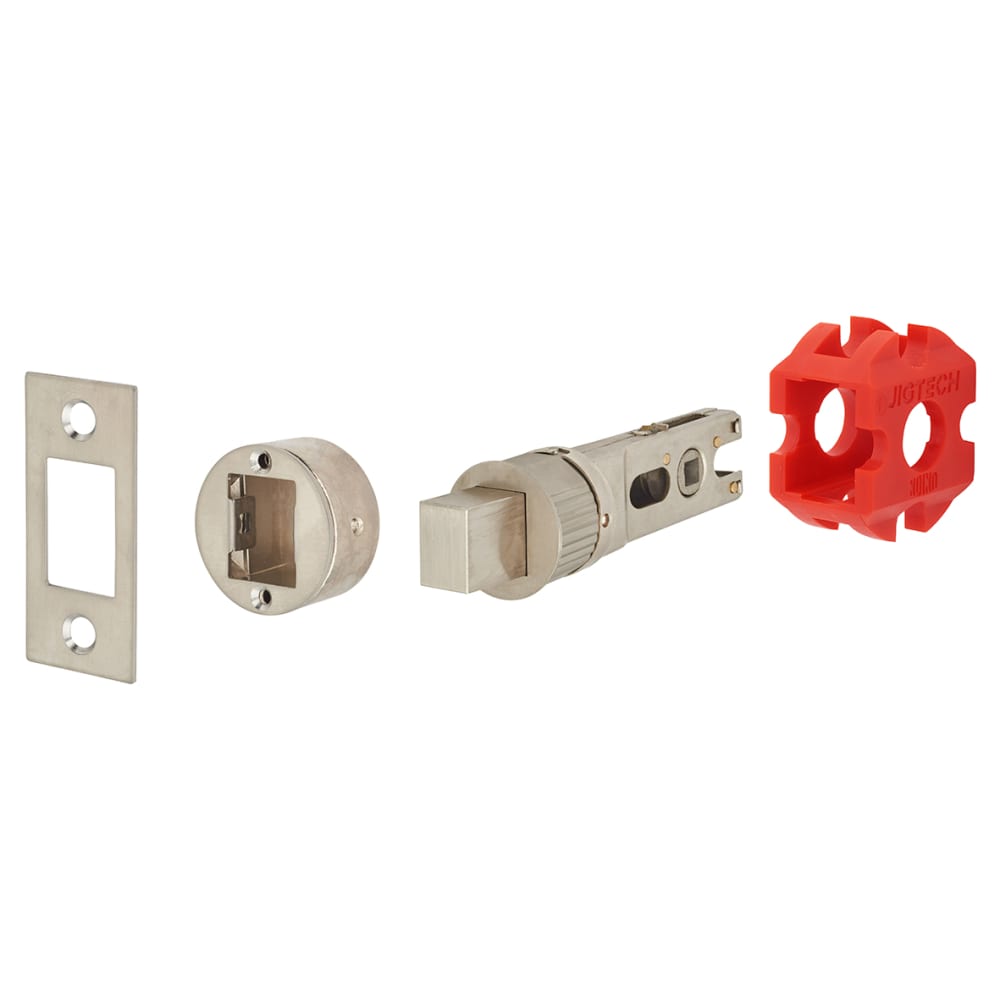 Jigtech Smartbolt Bathroom Bolt - 57mm Backset - Satin Nickel