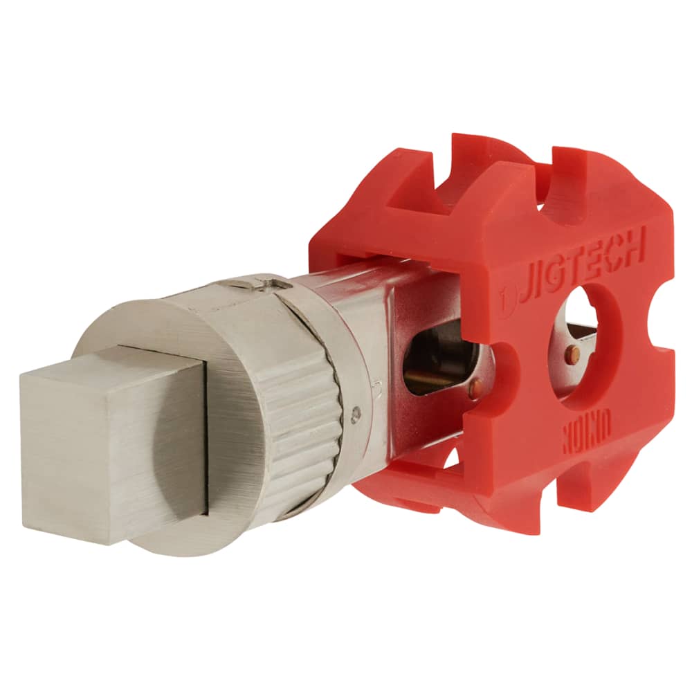 Jigtech Smartbolt Bathroom Bolt - 57mm Backset - Satin Nickel