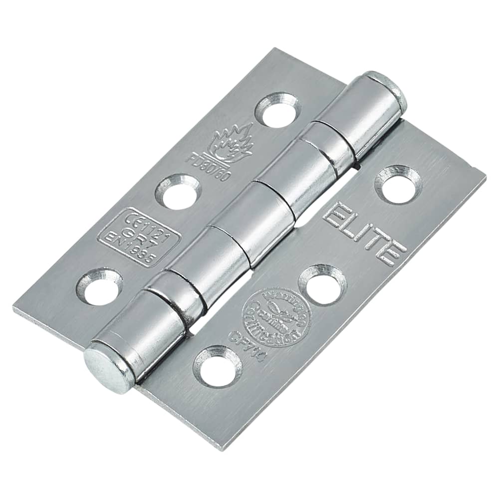 Altro Latch Pack - 76mm Case - 57mm Backset - 2 x Fire Rated Ball Bearing Hinges - Satin Chrome