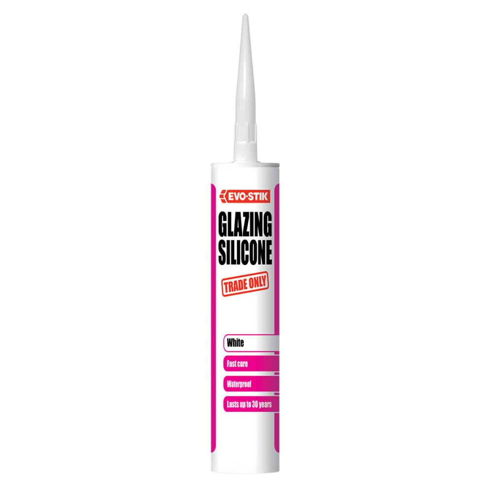 Evo-Stik Glazing Silicone - 290ml - White