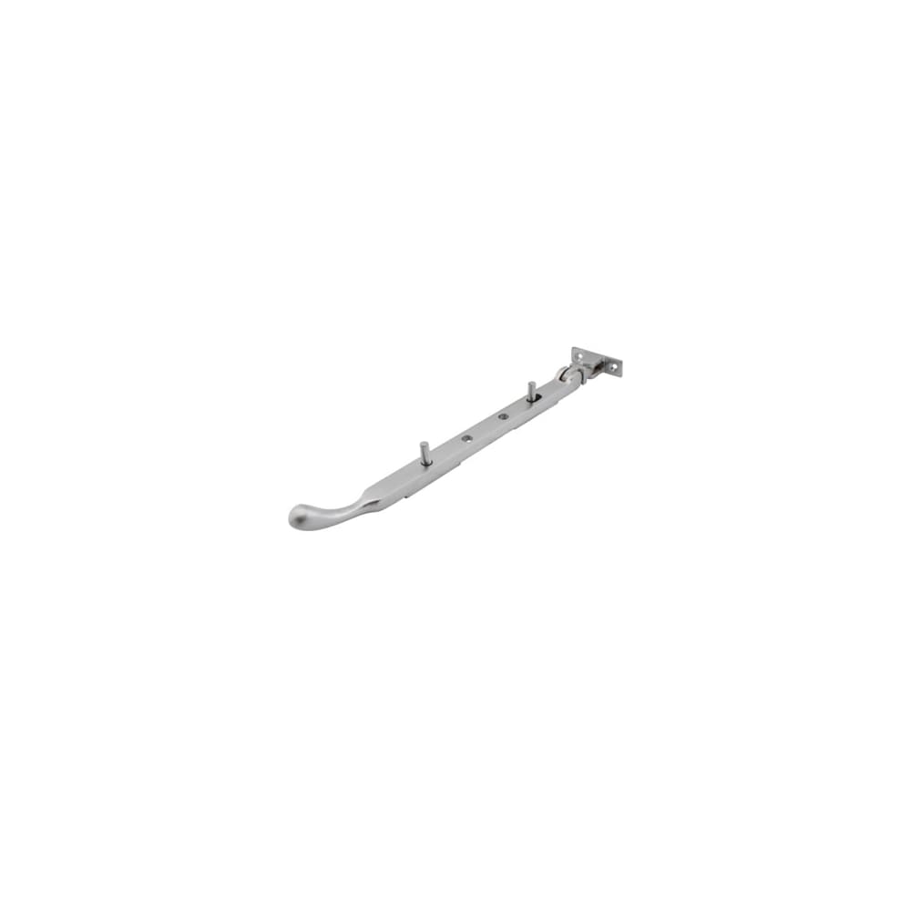 Altro Cast Bulb End Casement Window Stay - 10"/250mm Length - Satin Chrome