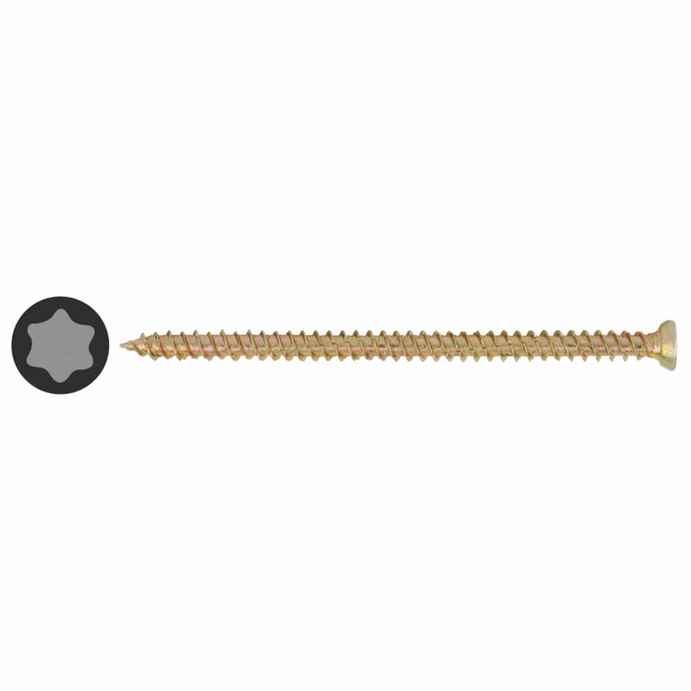 Reisser Concrete Frame Screw - 7.5 x 122mm - Pack of 100
