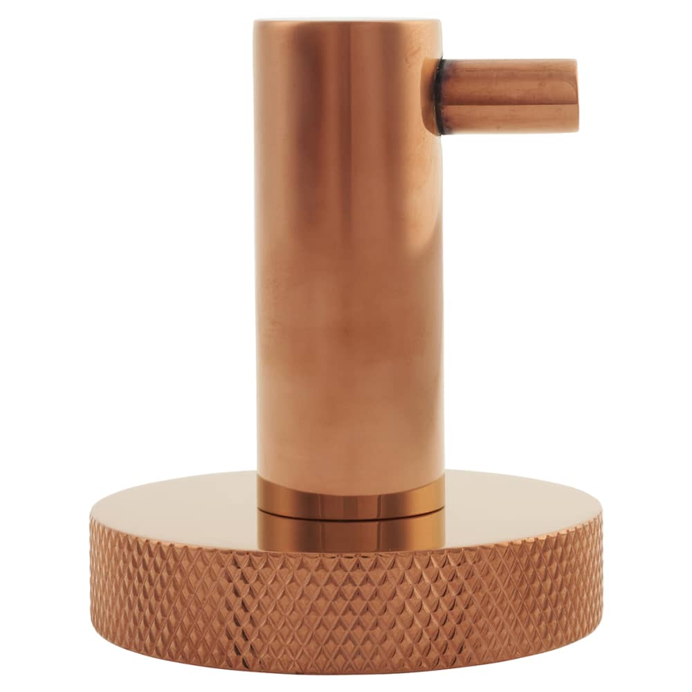 Hampstead Knurled Robe Hook - 57 x 30 x 60mm - Bronze