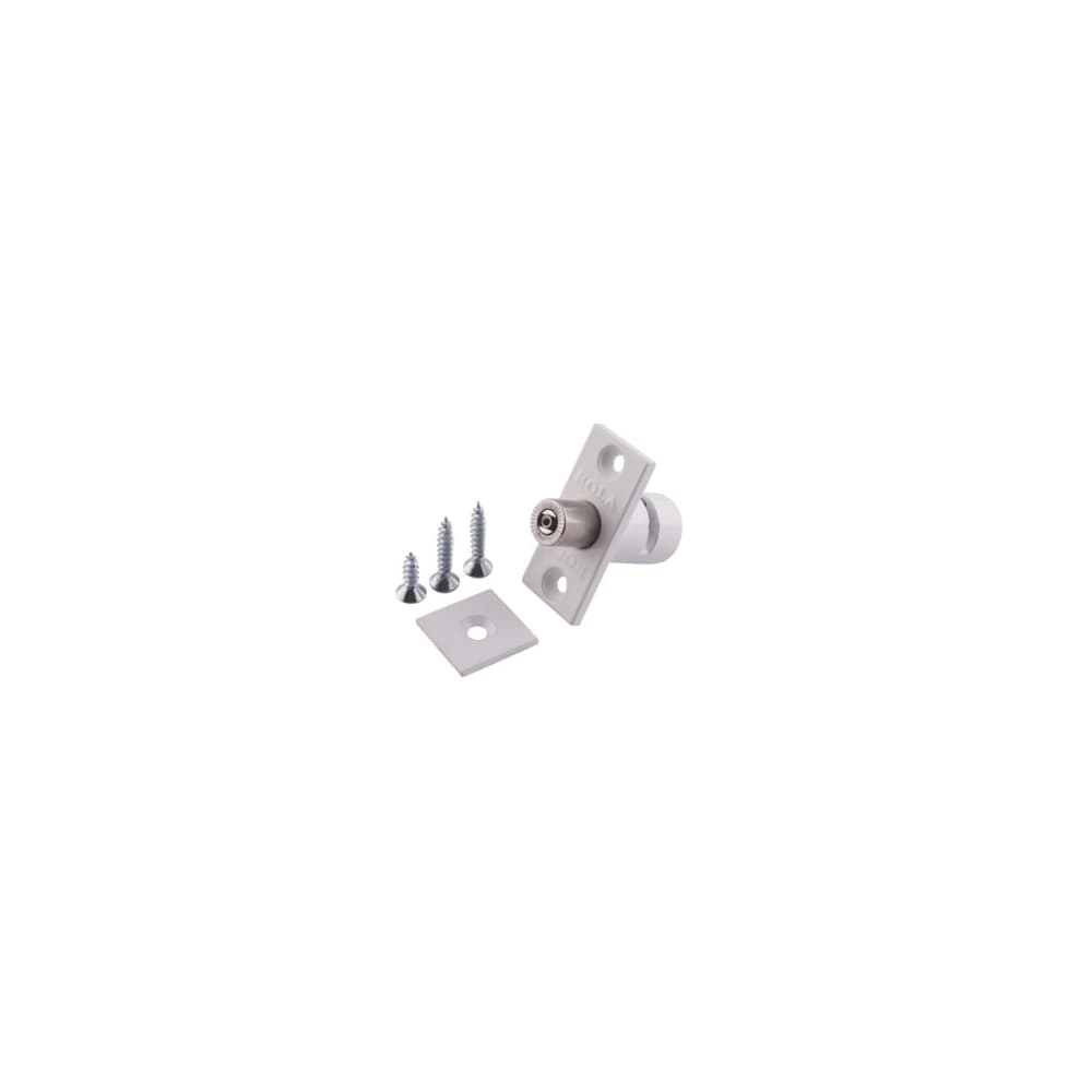 Bramah Rola Retractable Egress Sash Window Stop - 22 x 16mm - White