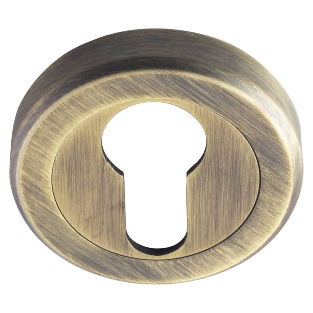 Serozzetta by Carlisle Brass Escutcheon - 50mm Diameter - Euro - Antique Brass