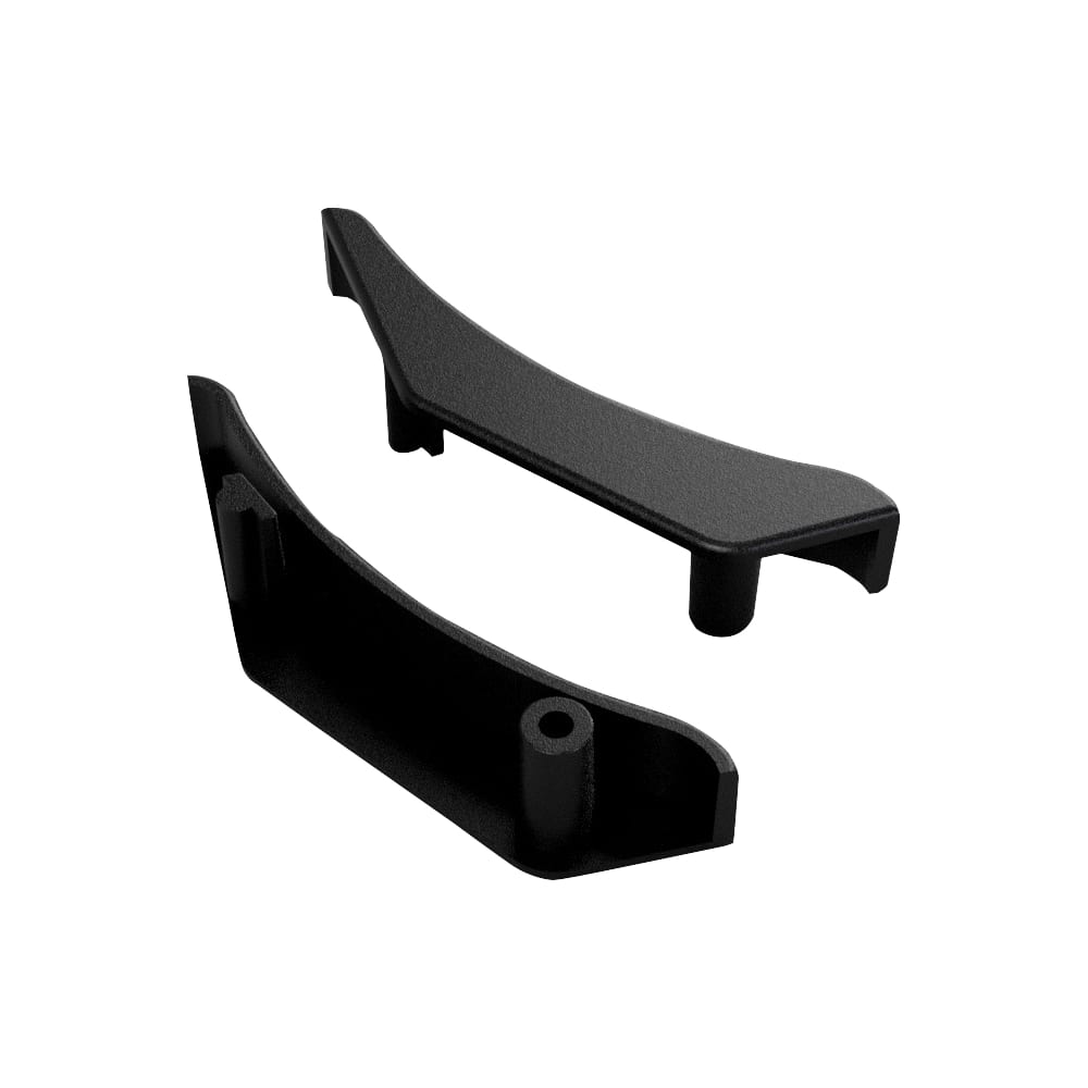 Stormguard SRD 32 Rain Deflector - 914mm Length - Inward/Outward Opening Doors - Polished Silver