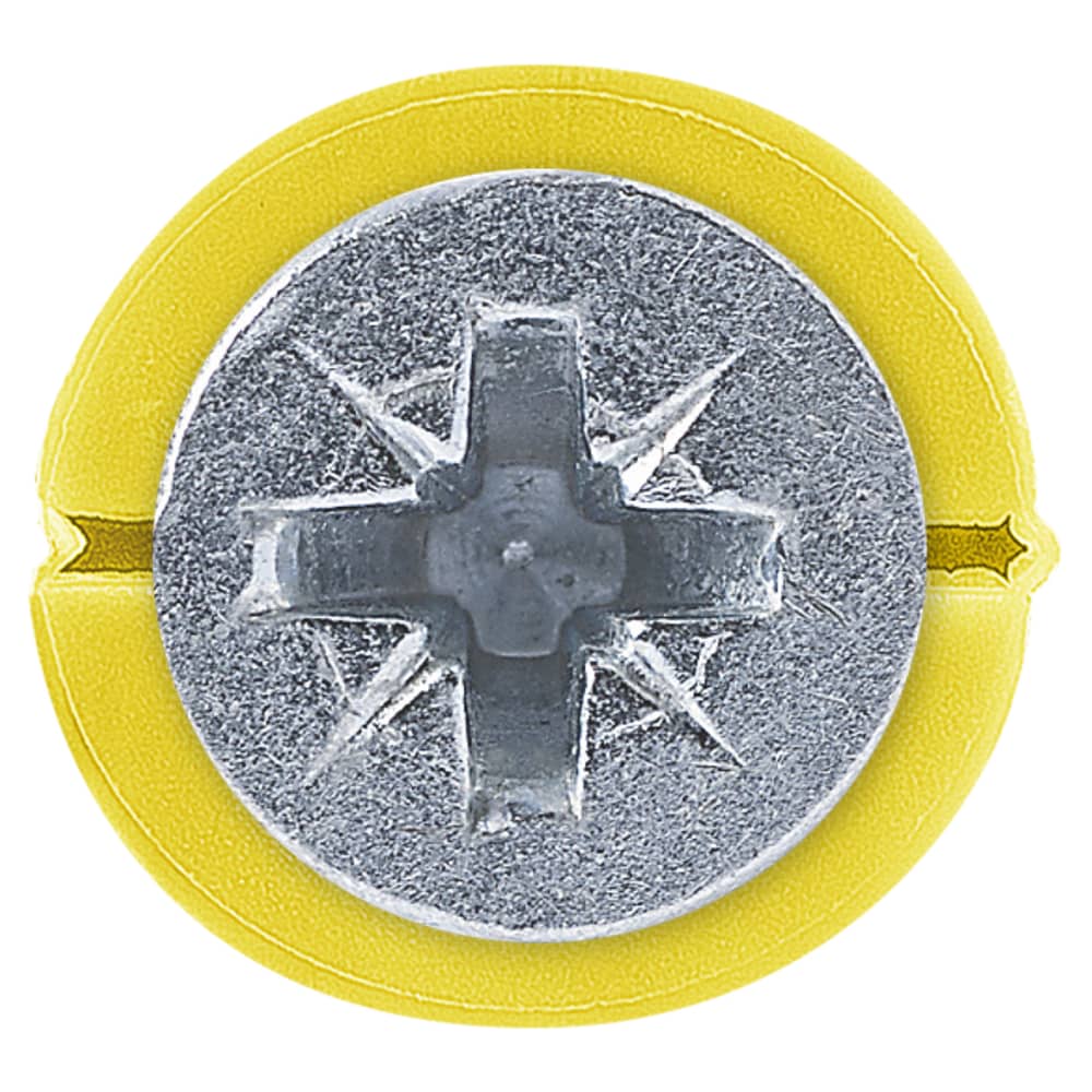 Rawlplug UNO Wall Plug - 5 x 24mm - Yellow - Pack of 1000
