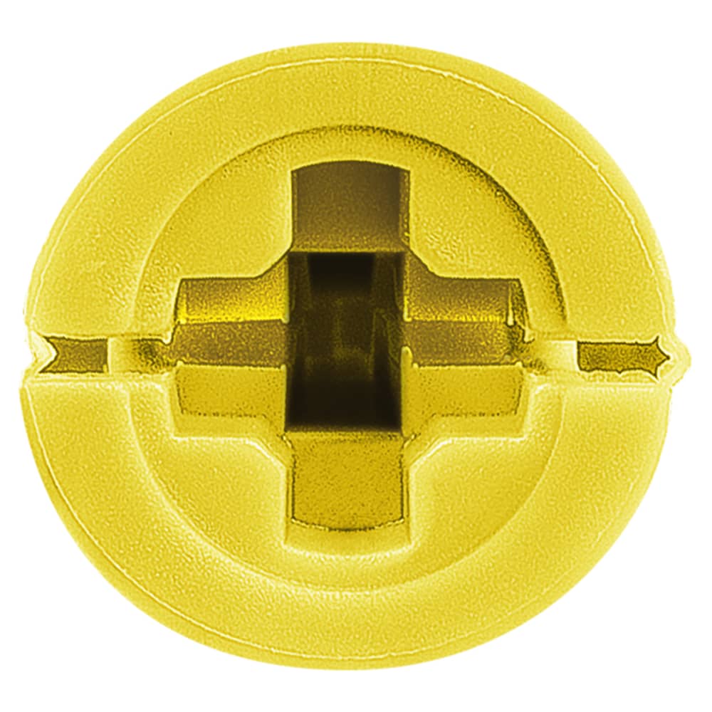 Rawlplug UNO Wall Plug - 5 x 24mm - Yellow - Pack of 1000