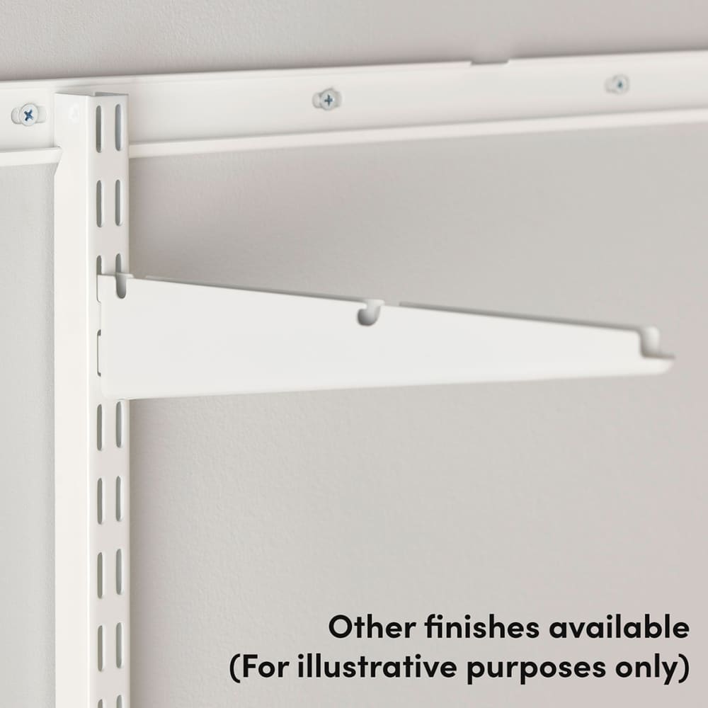 elfa Top Track System - Click In Shelf Bracket - 420mm Length - Graphite