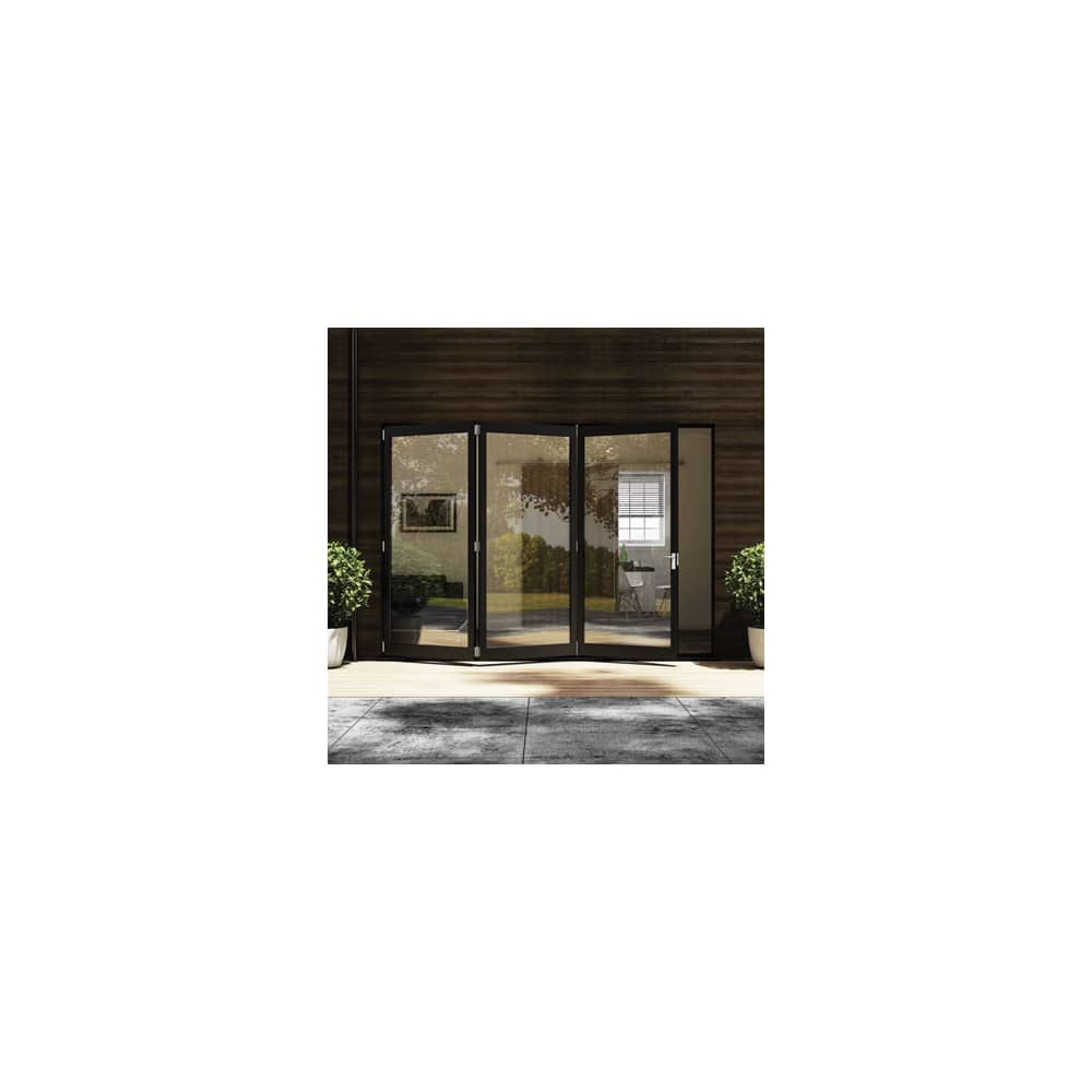 Barrier Vistafold Patio Bi-Folding Door Kit - 2 Door - 56-70mm Door Thickness - Right Hand - Gold