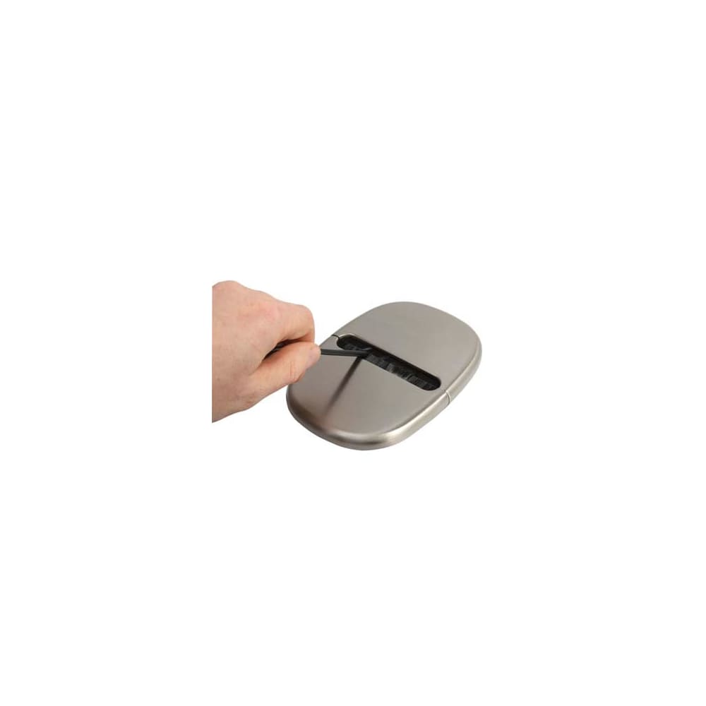 Altro Oval Cable Tidy Grommet - 80mm Hole Size - Brushed Nickel