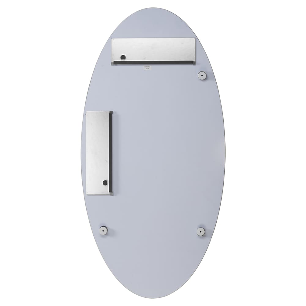 Croydex Flexi-Fix Belham Bathroom Mirror - Oval - 900 x 450 x 17mm