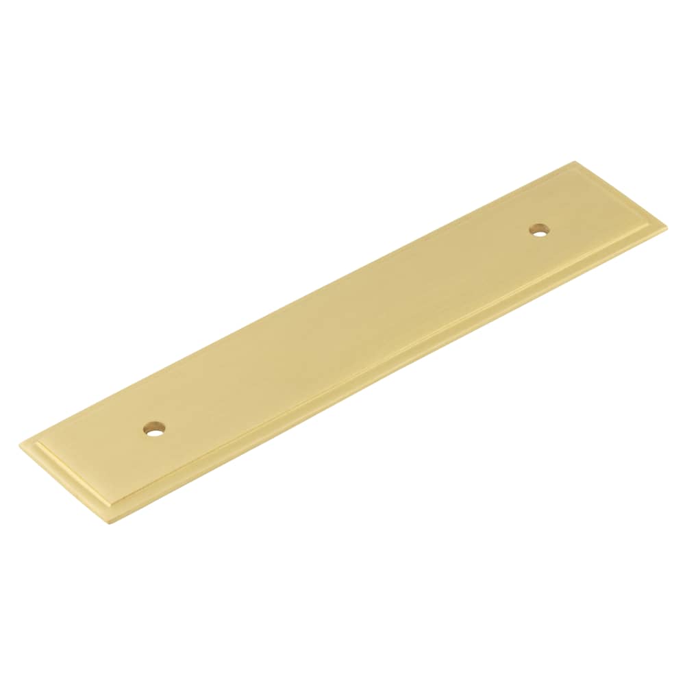 Frelan Hoxton Rushton Cabinet Handle Backplate Only - 140 x 30mm - Satin Brass