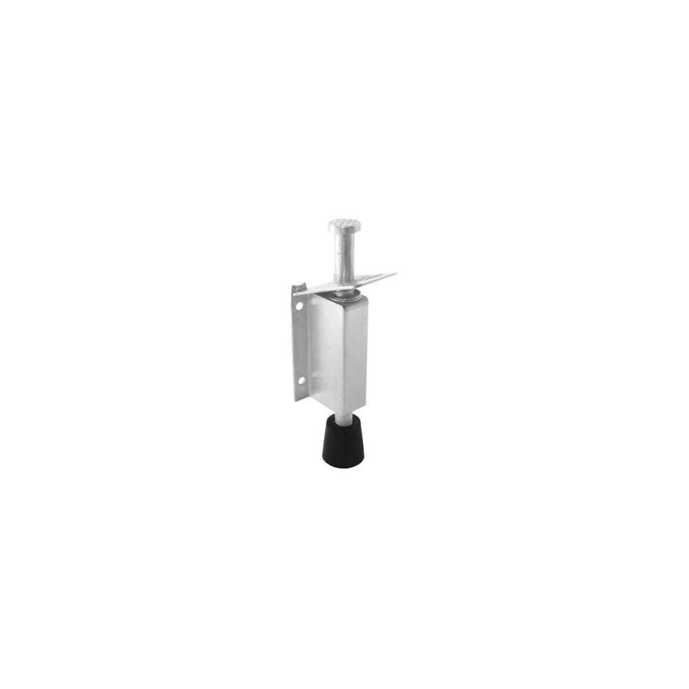 Altro Foot Operated Door Holder - 140mm Closed Height - Satin Stainless Steel
