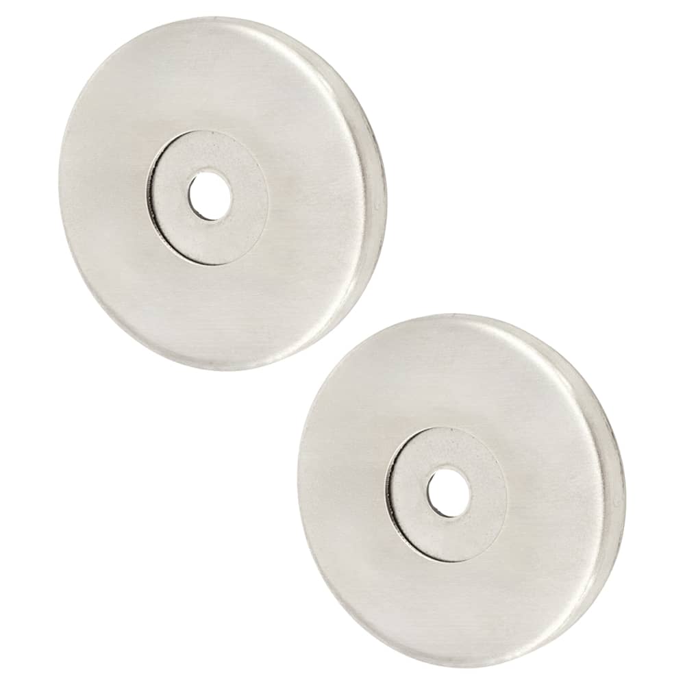 Altro Rose Set for 19mm Door Pull Handles - 52 x 6mm - Satin Stainless Steel