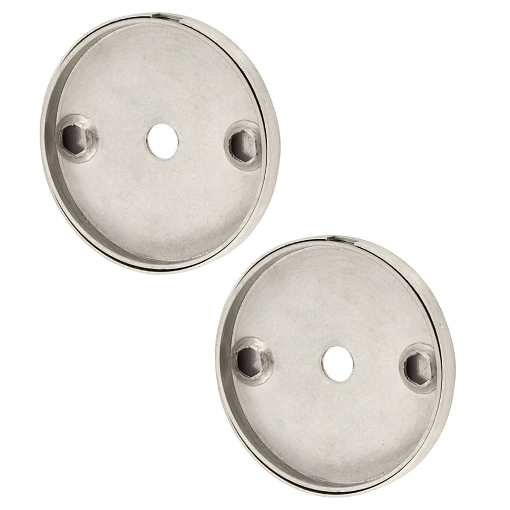 Altro Rose Set for 19mm Door Pull Handles - 52 x 6mm - Satin Stainless Steel