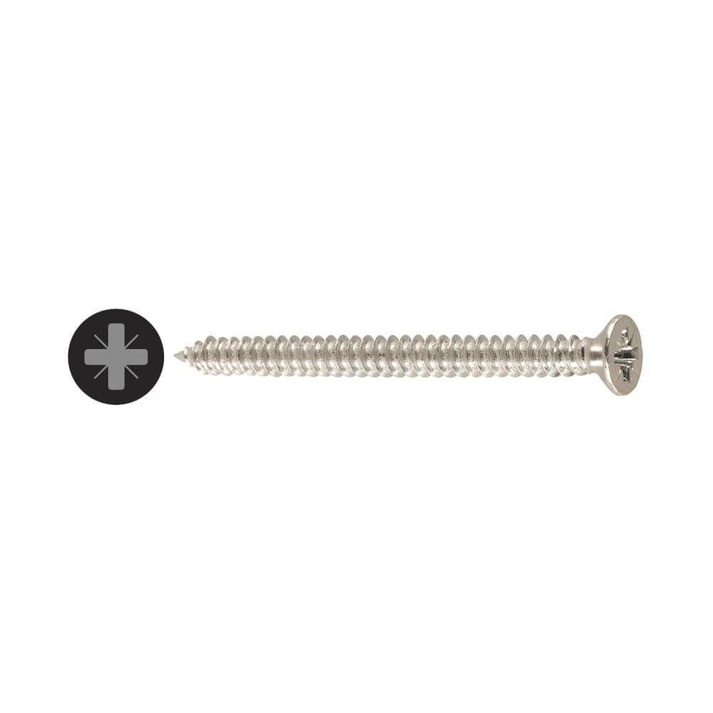 TIMCO Self Tapping Screw - Countersunk Head - 8 x 1 1/4" - Pack of 16