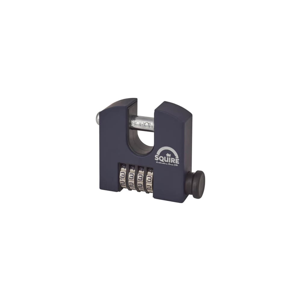 Squire Security Combination Padlock - 65mm Body - 15 x 20 x 75mm Shackle - Blue