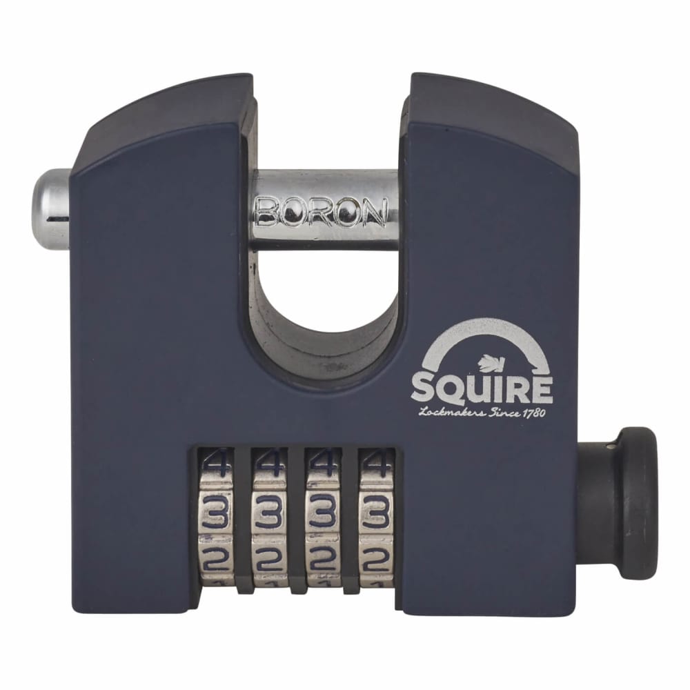 Squire Security Combination Padlock - 65mm Body - 15 x 20 x 75mm Shackle - Blue