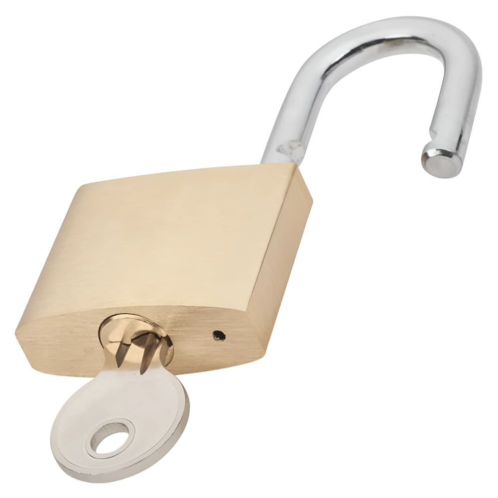 Squire Solid Brass Padlock - 60mm Body - 32 x 36mm Shackle - Keyed Alike Key No 1