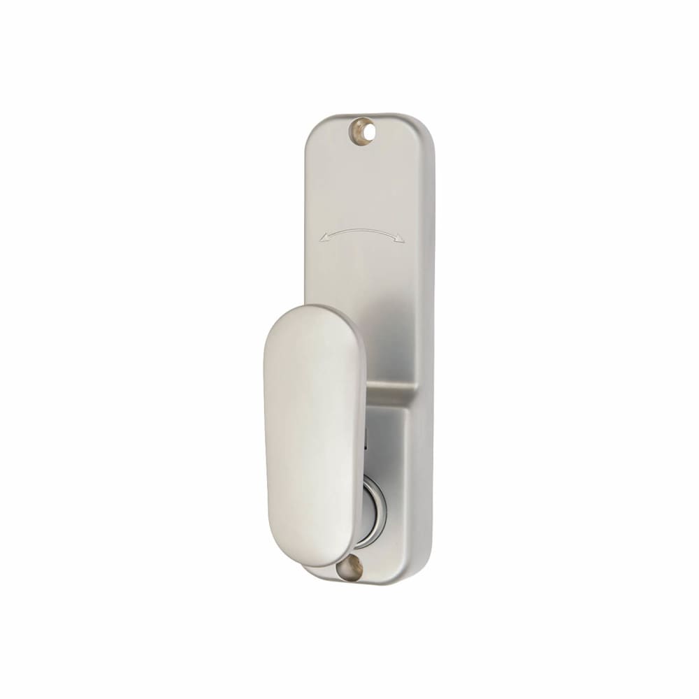 Borg BL2201 Easicode Pro Push Button Code Lock and Tubular Latch - Holdback Option - Grey
