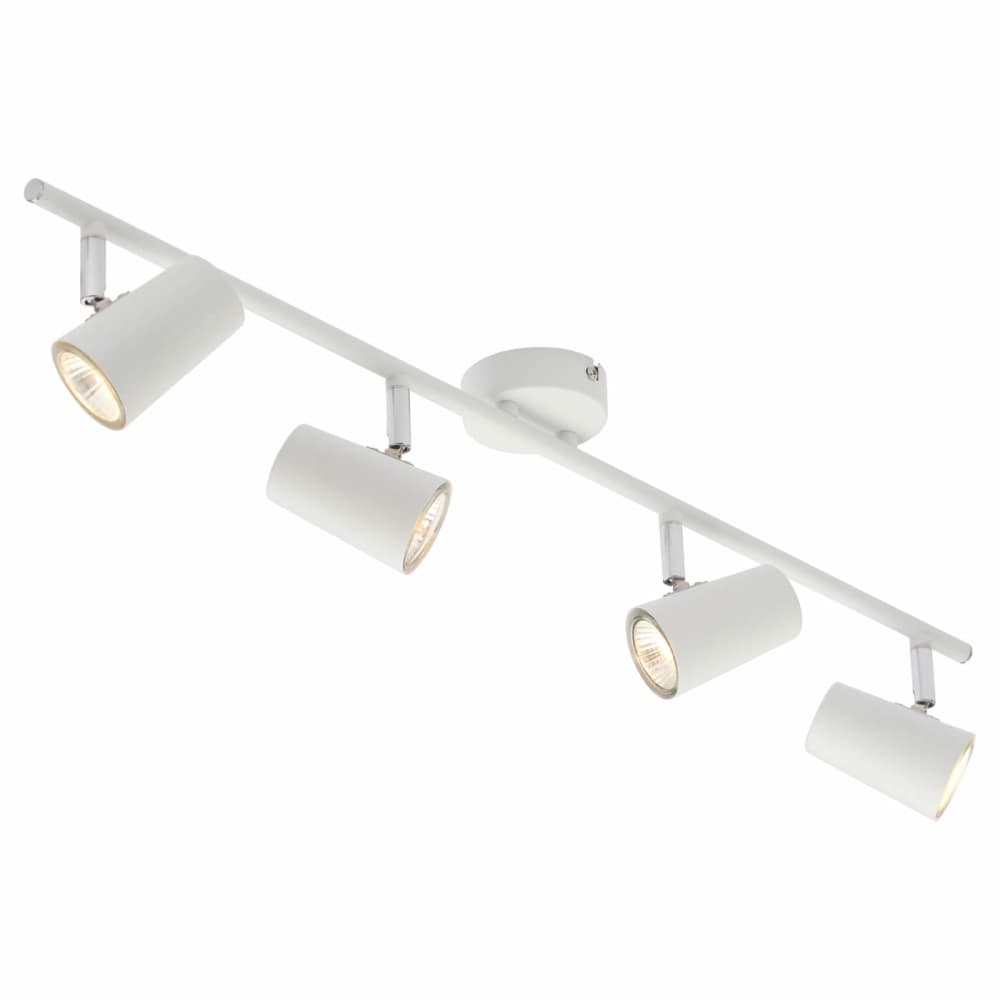 Forum Inlight Harvey 4 Light Ceiling Spotlight Bar - White