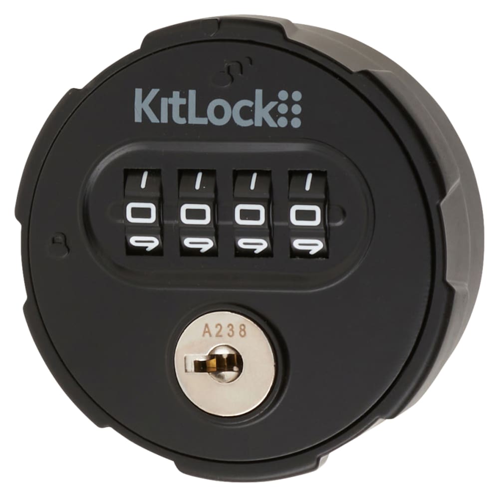 Codelocks Kitlock KL10 Combination Locker and Cabinet Lock - Public - Black