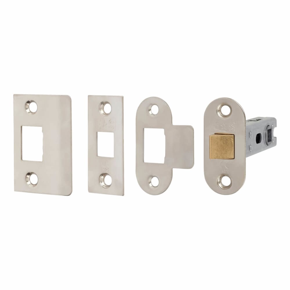 Touchpoint Victorian Scroll Handle Door Kit Long Latch Set Satin