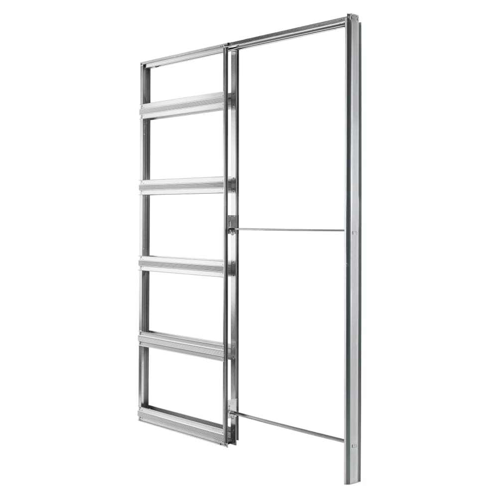 ECLISSE Single Pocket Door Kit - 95mm Finished Wall Thickness - 626 x 2040mm Door Size