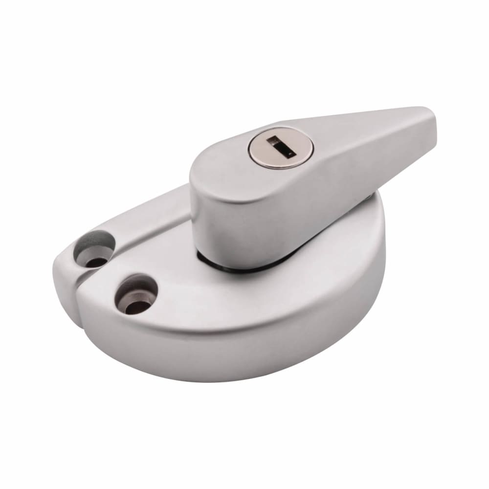 Altro uPVC/Timber 10mm Narrow Back Keep Fitch Sash Fastener - 64 x 32mm - Satin Chrome
