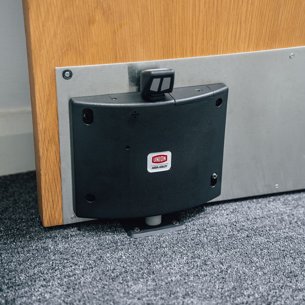 Union DoorSense Acoustic Release Fire Door Holder - Black