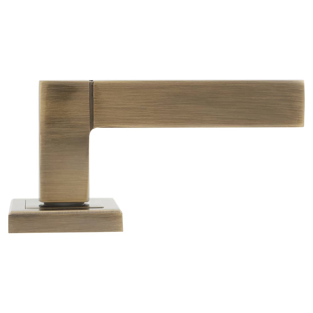 Altro Dita Door Handle on Square Rose - Antique Brass 